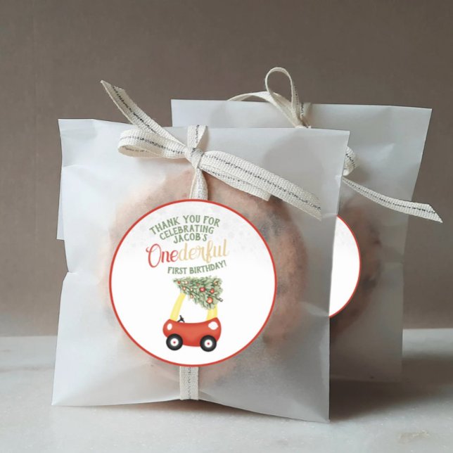 Sticker Rond ONEderful Time of Year Coupé voiture confortable r (Créateur téléchargé)