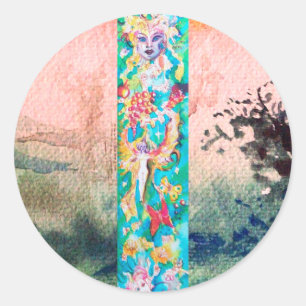 STICKER ROND ONGLET FAIRY GRAPE