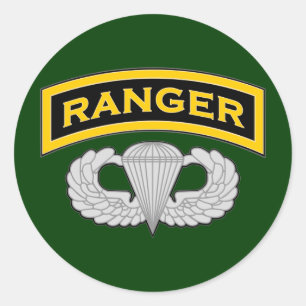 Sticker Rond Onglet Ranger & Jump Wings