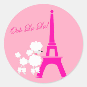 Sticker Rond ♥ Ooh La La ! ♥