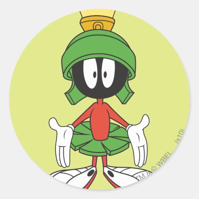 Sticker Rond Open MARVIN MARTIAN™ (Devant)