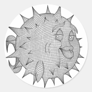 Sticker Rond OpenBSD