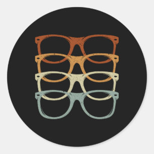 Sticker Rond Ophtalmologie ophtalmologique Opticien OEil Optomè