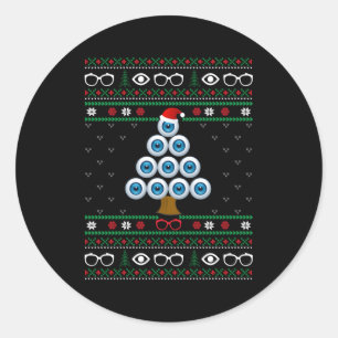 Sticker Rond Optométrie à billes oculaires