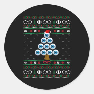 Sticker Rond Optométrie à billes oculaires