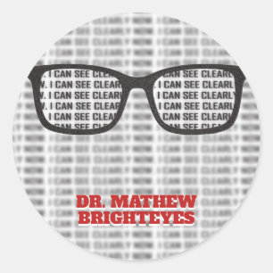 Sticker Rond Optométriste