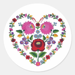 Sticker Rond OPUS CHANGEABLE COEUR hongrois