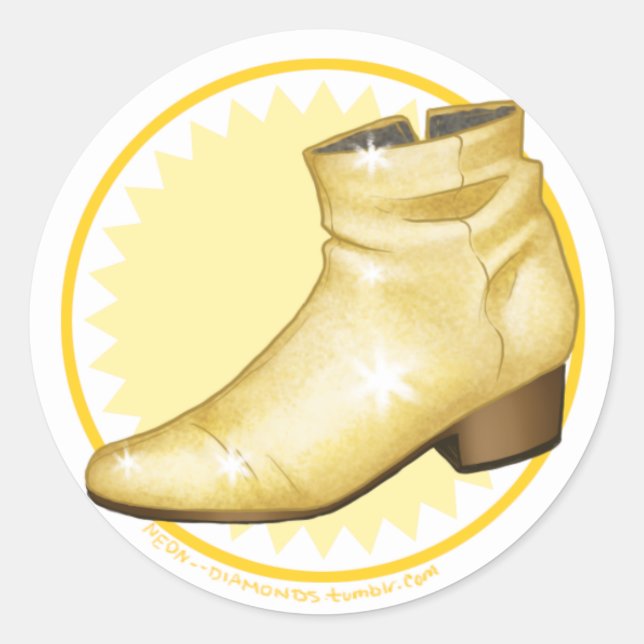 Sticker Rond Or (Devant)