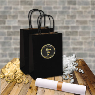 Sticker Rond Or   Casquette de remise de diplôme noire Promotio