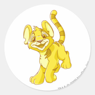 Sticker Rond Or de Kougra
