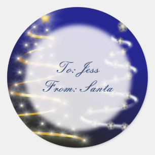 Sticker Rond Or et argent