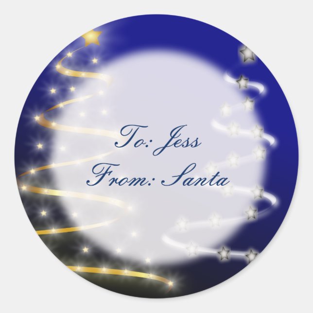 Sticker Rond Or et argent (Devant)