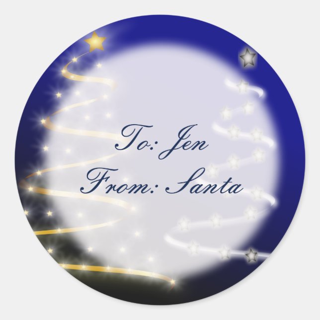 Sticker Rond Or et argent (Devant)