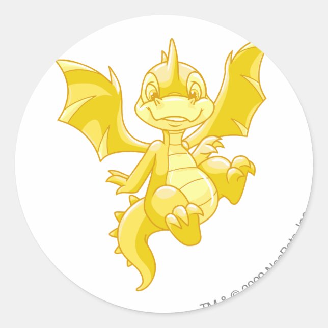 Sticker Rond Or Scorchio (Devant)