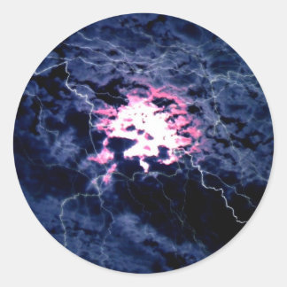 Sticker Rond orage