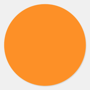 Sticker Rond Orange