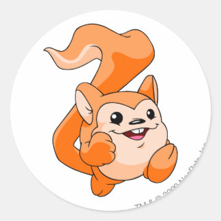 Sticker Rond Orange de Meerca