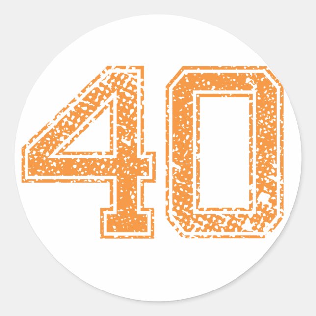 Sticker Rond Orange Sports Jerzee Numéro 40.png (Devant)