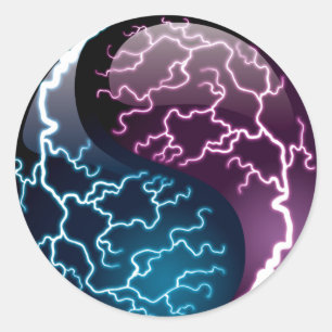 STICKER ROND ORB ÉNERGÉTIQUE