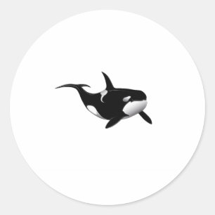 STICKER ROND ORCA