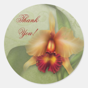 Sticker Rond Orchid Wonder