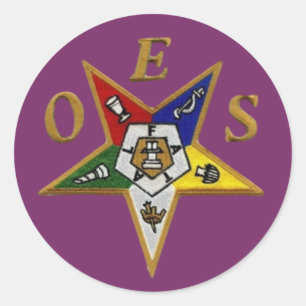 STICKER ROND ORDRE DE L'EASTERN STAR