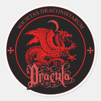 STICKER ROND ORDRE DU LOGO DU DRAGON