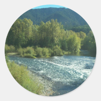 Sticker Rond Oregon