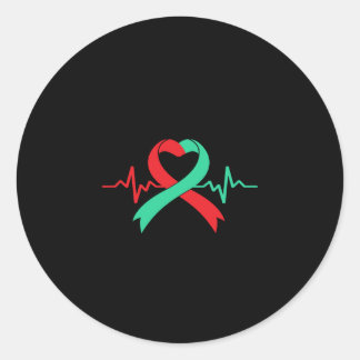 Sticker Rond Organ Donor Ogran Transplant Warrior Surgery