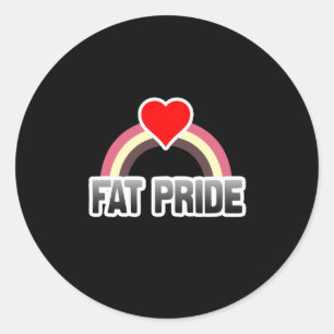 Sticker Rond Orgueil des gros