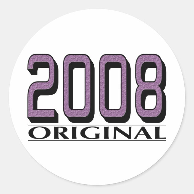 Sticker Rond Original 2008 (Devant)