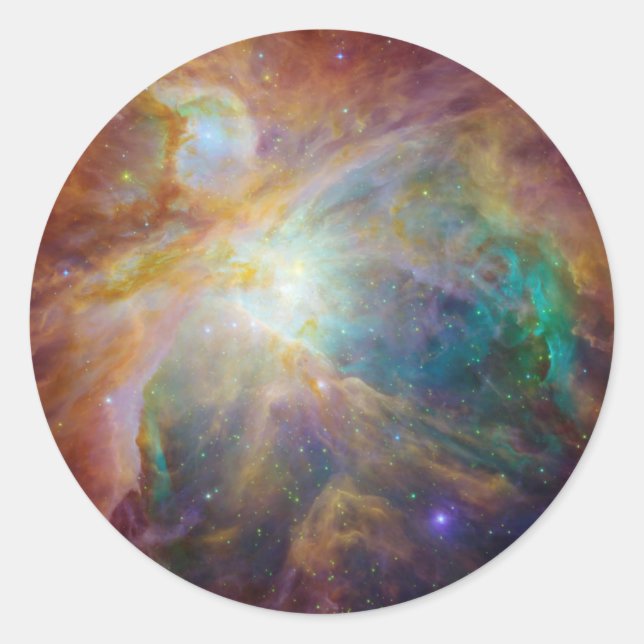 Sticker Rond Orion Nebula Composite (Devant)