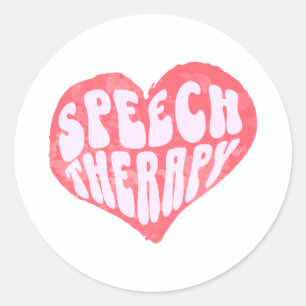 Sticker Rond Orthophonie Orthophoniste