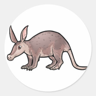 Sticker Rond Oryctérope