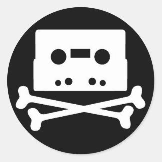 Sticker Rond os-n-bandes