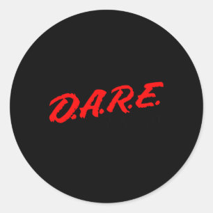 Sticker Rond Oser résister à votre gouvernement politique liber