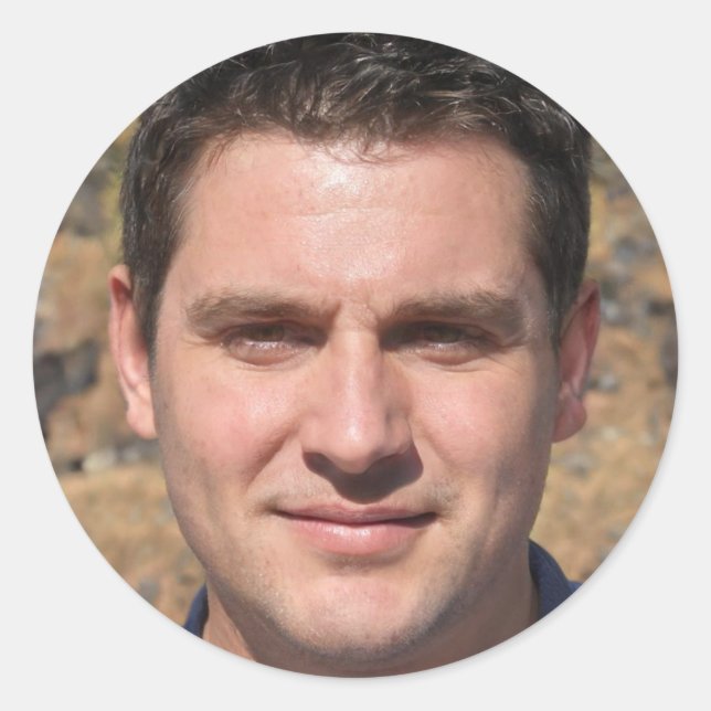 Sticker Rond Oser rêver (Devant)