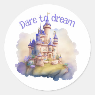 Sticker Rond Oser rêver
