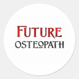 Sticker Rond Osteopath futur