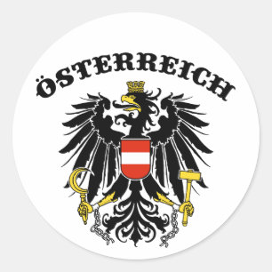 Sticker Rond Osterreich