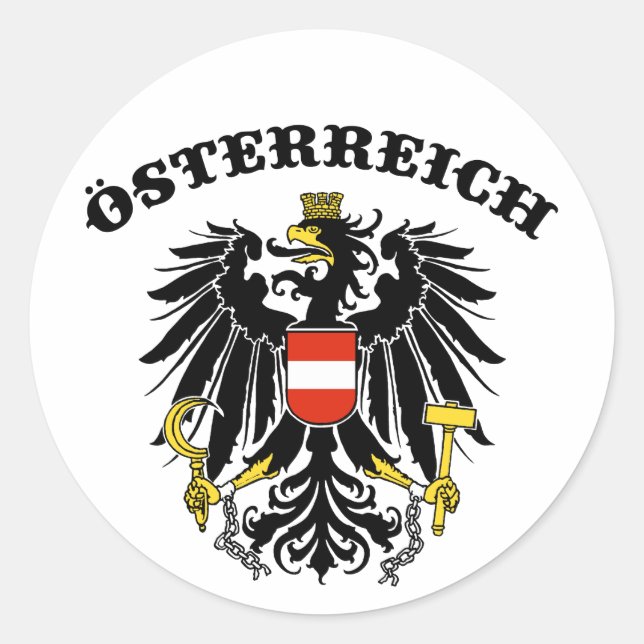 Sticker Rond Osterreich (Devant)