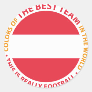 Sticker Rond Österreich Autriche Art Shield