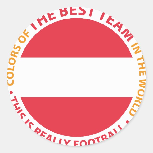 Sticker Rond Österreich Autriche Art Shield (Devant)