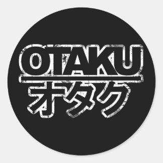 Sticker Rond Otaku