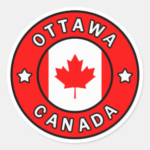 Sticker Rond Ottawa Canada