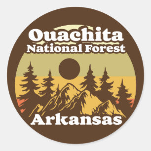Sticker Rond Ouachita Forêt Nationale Arkansas