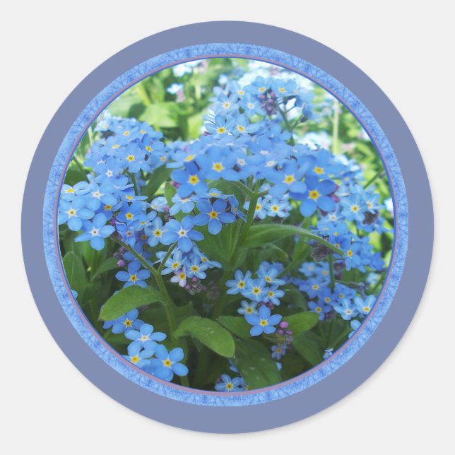 Sticker Rond Oubliez-moi les noeuds (Devant)
