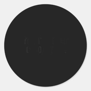 Sticker Rond Oui, j'ai essayé l'huile de coco drôle humour disa