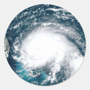 Sticker Rond Ouragan au large des côtes de Floride