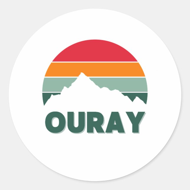 STICKER ROND OURAY (Devant)